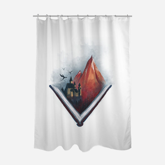 Let's Start a New Adventure-none polyester shower curtain-ricolaa