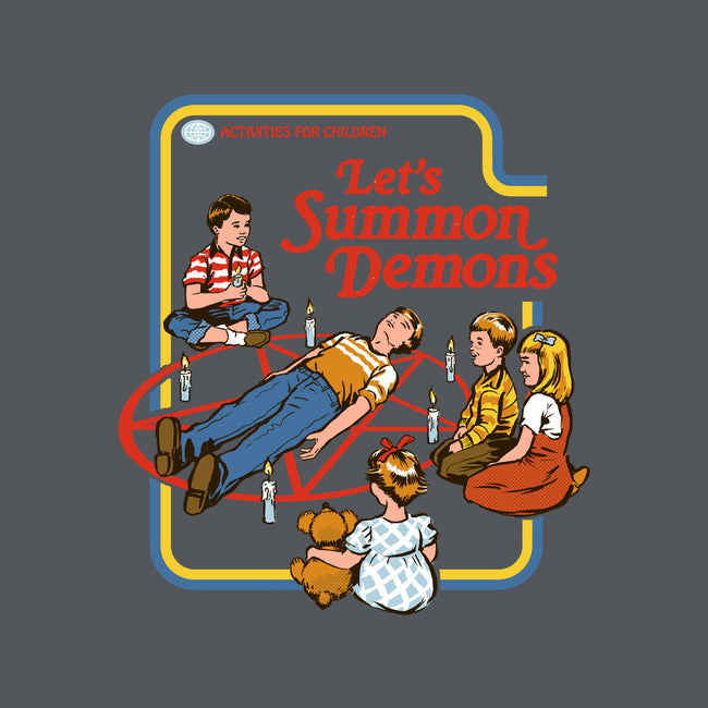 Let's Summon Demons-womens v-neck tee-Steven Rhodes