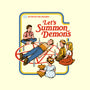Let's Summon Demons-womens basic tee-Steven Rhodes