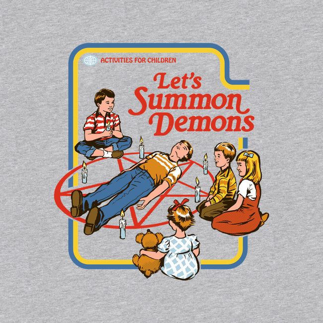 Let's Summon Demons-womens v-neck tee-Steven Rhodes