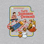 Let's Summon Demons-womens v-neck tee-Steven Rhodes