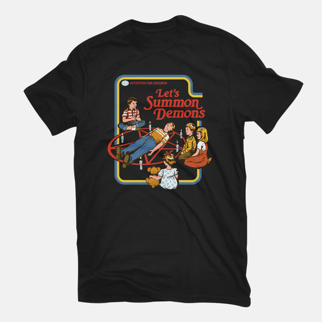 Let's Summon Demons-womens basic tee-Steven Rhodes