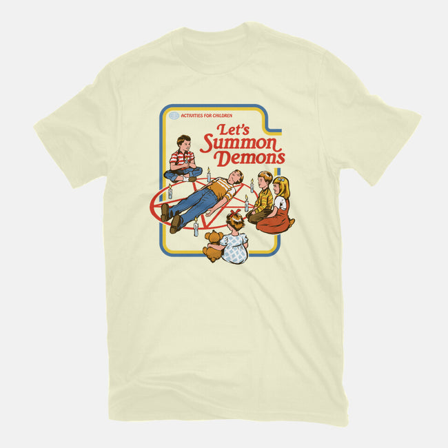 Let's Summon Demons-womens fitted tee-Steven Rhodes