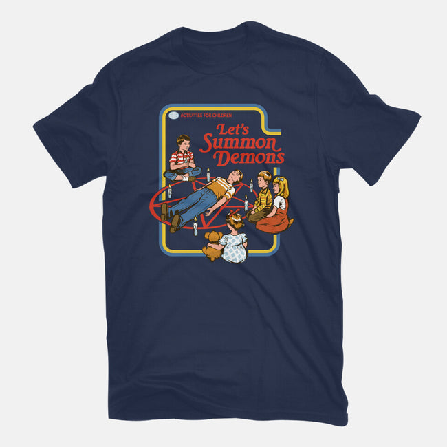Let's Summon Demons-womens basic tee-Steven Rhodes