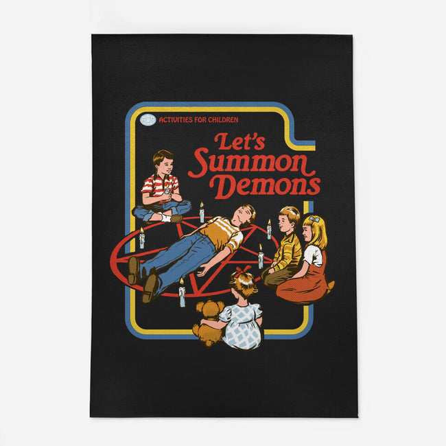 Let's Summon Demons-none indoor rug-Steven Rhodes