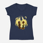 Let's Take a Journey-womens v-neck tee-astrorobyn