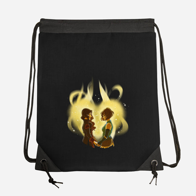 Let's Take a Journey-none drawstring bag-astrorobyn
