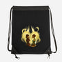 Let's Take a Journey-none drawstring bag-astrorobyn