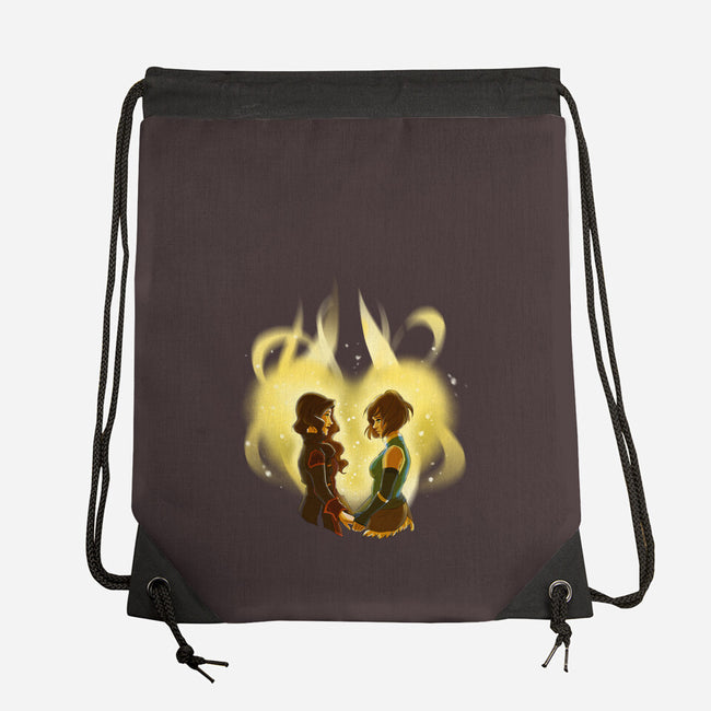 Let's Take a Journey-none drawstring bag-astrorobyn