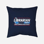 Librarian Party-none removable cover w insert throw pillow-BootsBoots
