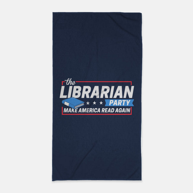 Librarian Party-none beach towel-BootsBoots