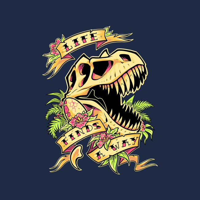 Life Finds a Way-womens v-neck tee-Squeedge Monster