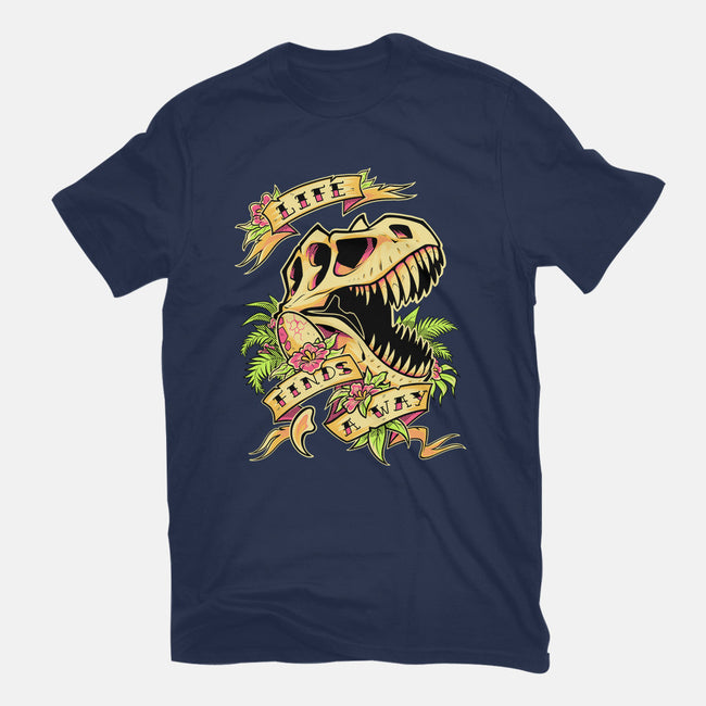 Life Finds a Way-mens heavyweight tee-Squeedge Monster
