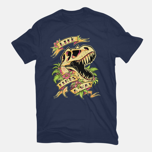 Life Finds a Way-unisex basic tee-Squeedge Monster