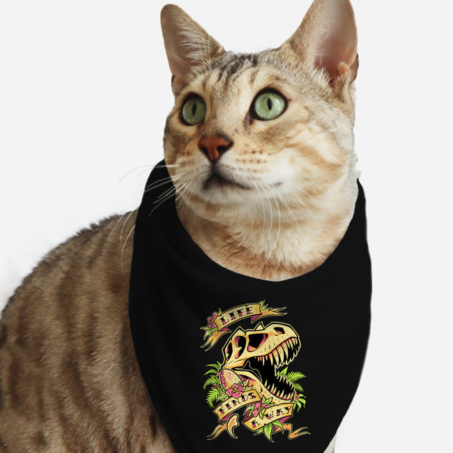 Life Finds a Way-cat bandana pet collar-Squeedge Monster