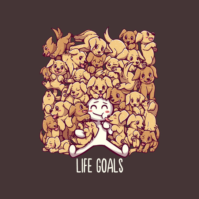 Life Goals-none polyester shower curtain-TechraNova