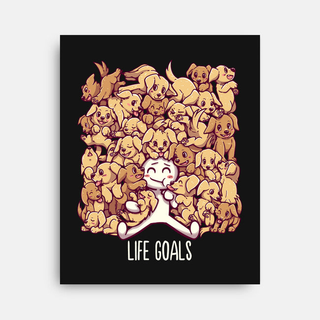 Life Goals-none stretched canvas-TechraNova