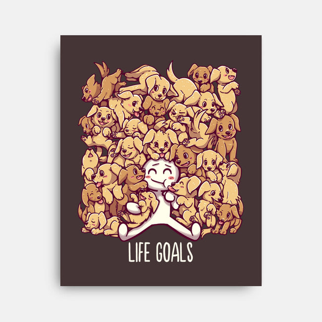 Life Goals-none stretched canvas-TechraNova