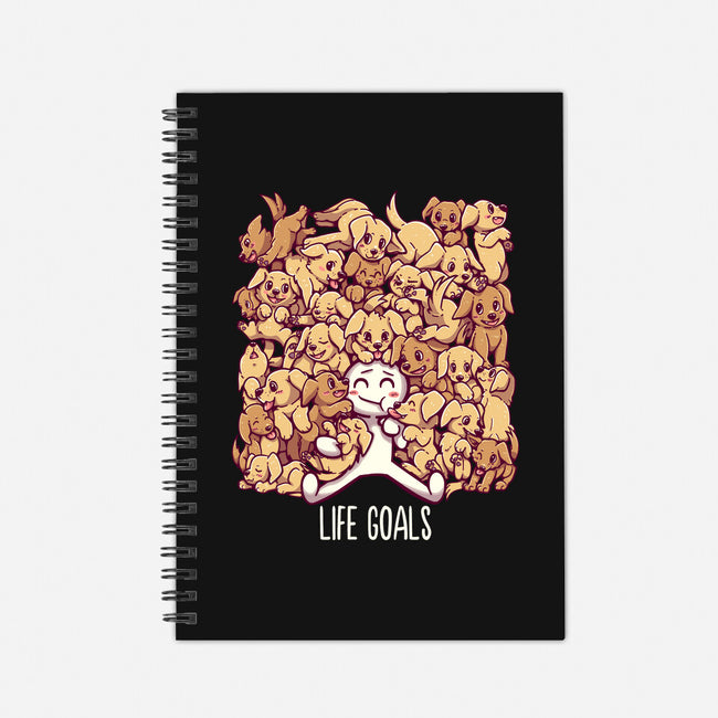 Life Goals-none dot grid notebook-TechraNova