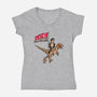 Life Uhhh Finds a Way-womens v-neck tee-Ben Douglass