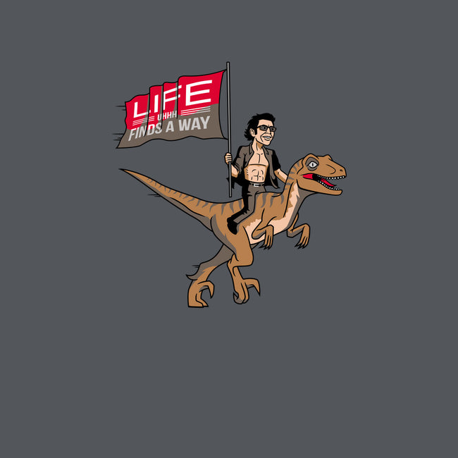 Life Uhhh Finds a Way-womens fitted tee-Ben Douglass