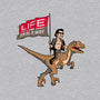 Life Uhhh Finds a Way-womens v-neck tee-Ben Douglass