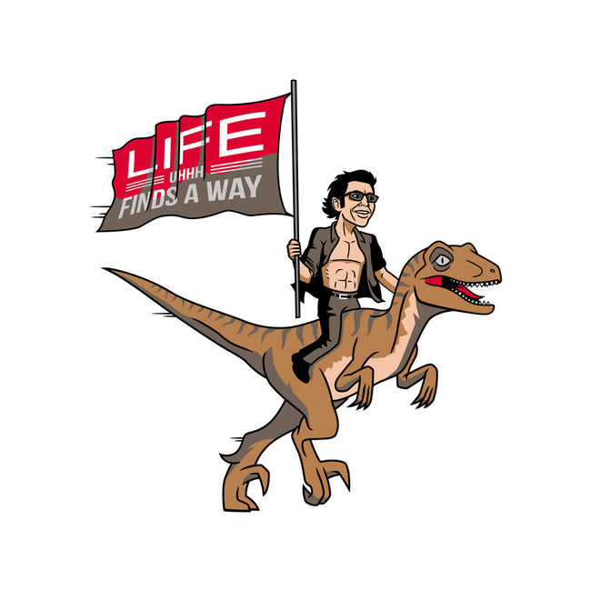 Life Uhhh Finds a Way-none fleece blanket-Ben Douglass