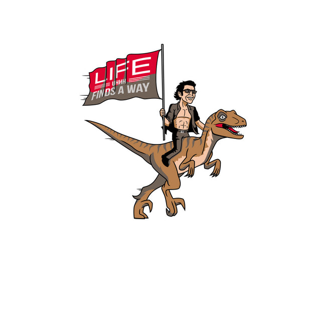 Life Uhhh Finds a Way-mens premium tee-Ben Douglass