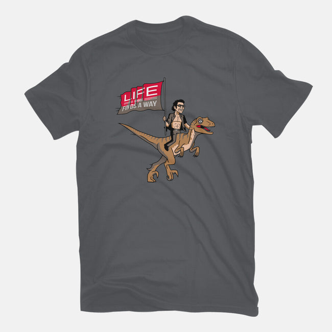 Life Uhhh Finds a Way-mens long sleeved tee-Ben Douglass