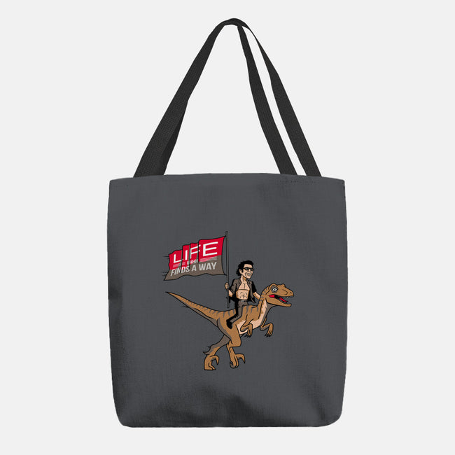 Life Uhhh Finds a Way-none basic tote-Ben Douglass