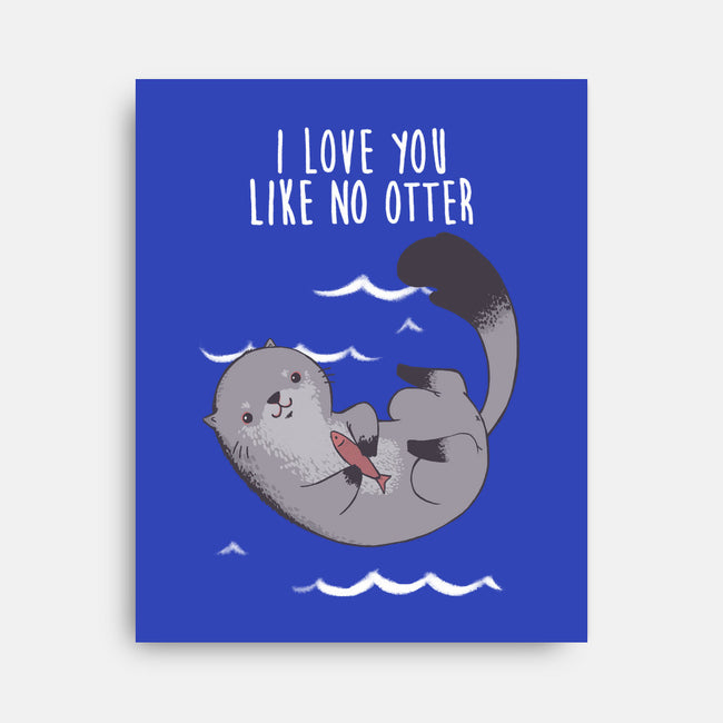 Like no Otter-none stretched canvas-ursulalopez