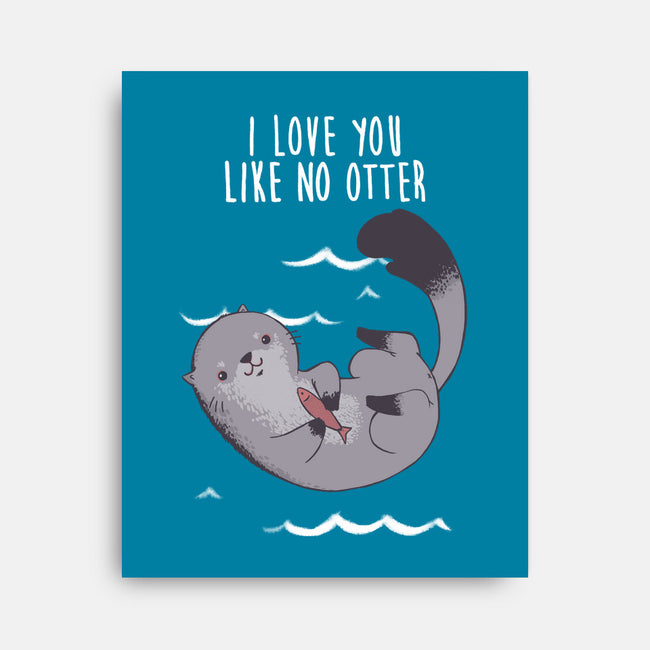Like no Otter-none stretched canvas-ursulalopez