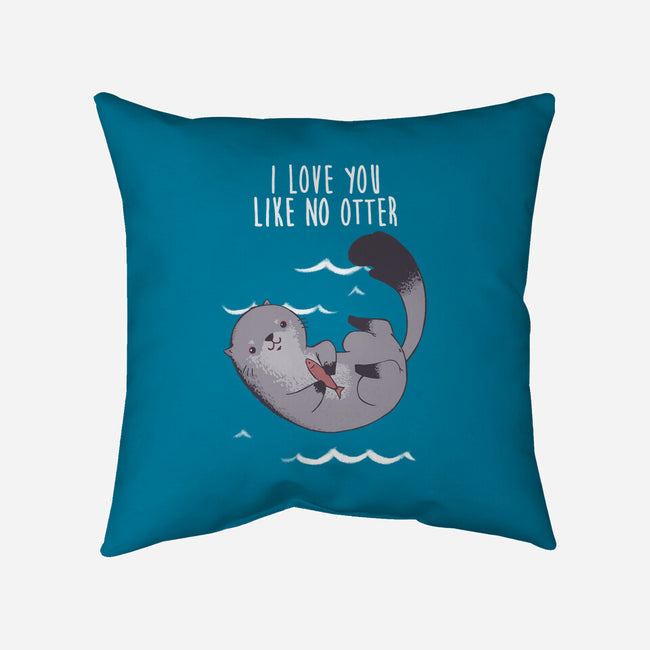 Like no Otter-none removable cover w insert throw pillow-ursulalopez