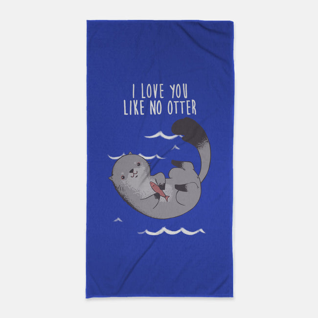 Like no Otter-none beach towel-ursulalopez
