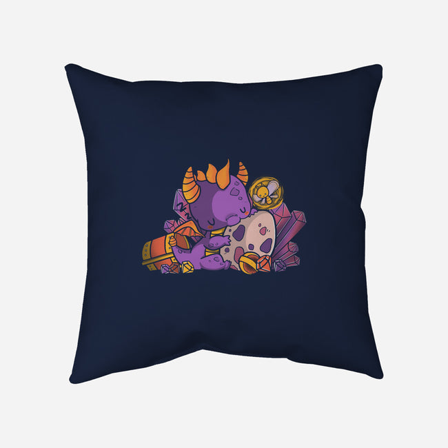 Lil Dragon-none removable cover w insert throw pillow-TaylorRoss1