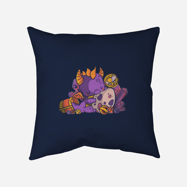 Lil Dragon-none removable cover throw pillow-TaylorRoss1