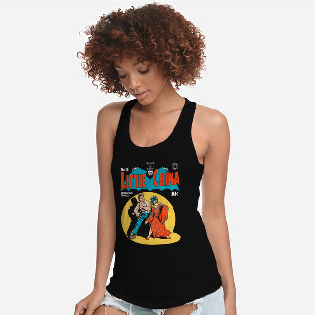 Little China Comic-womens racerback tank-harebrained