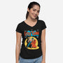 Little China Comic-womens v-neck tee-harebrained