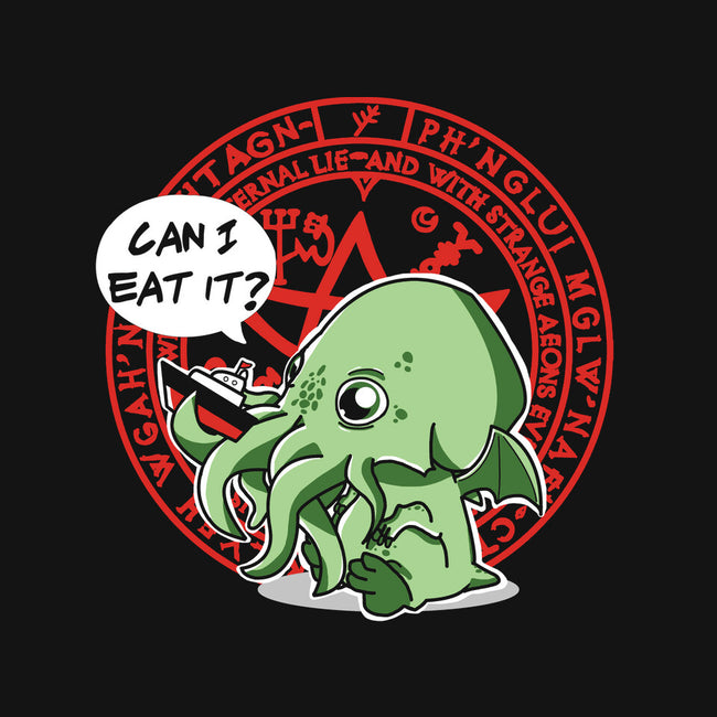 Little Cthulhu Is Hungry-none removable cover w insert throw pillow-TaylorRoss1