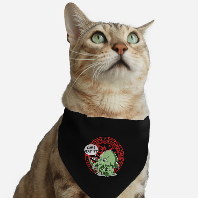 Little Cthulhu Is Hungry-cat adjustable pet collar-TaylorRoss1