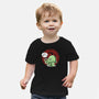 Little Cthulhu Is Hungry-baby basic tee-TaylorRoss1