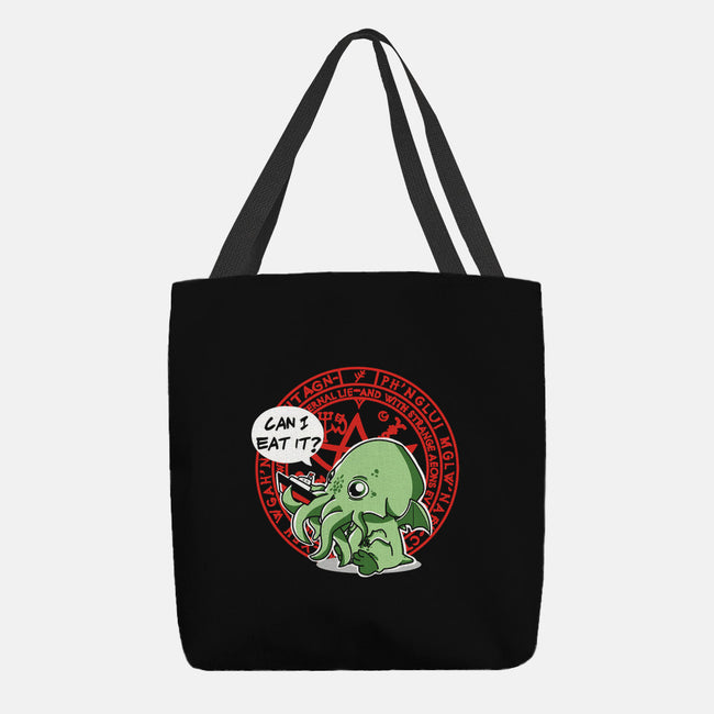 Little Cthulhu Is Hungry-none basic tote-TaylorRoss1