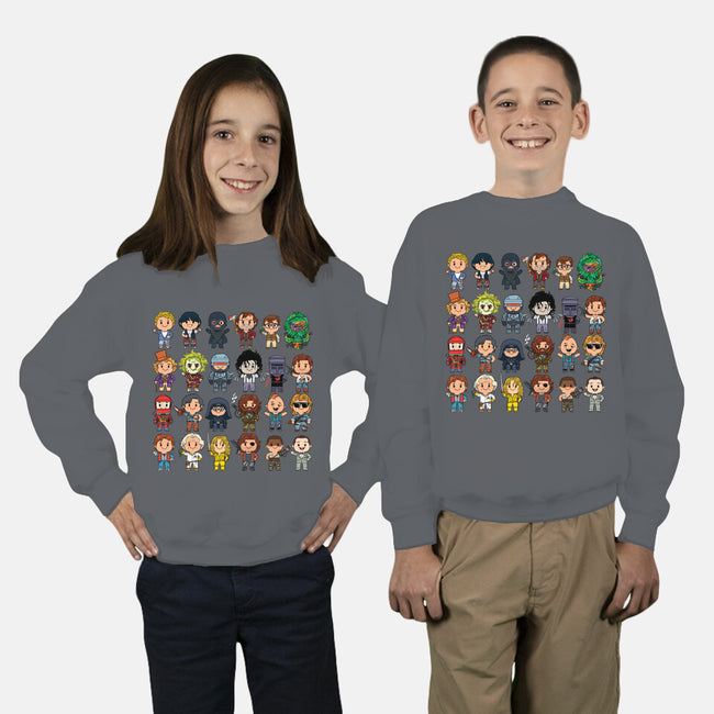 Little Cult Classics-youth crew neck sweatshirt-mattkaufenberg