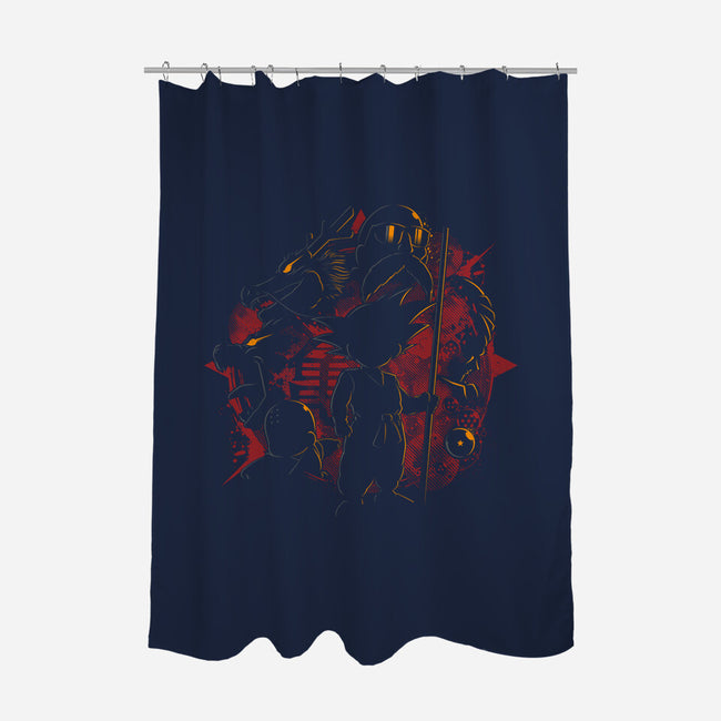 Little Saiyan-none polyester shower curtain-StudioM6