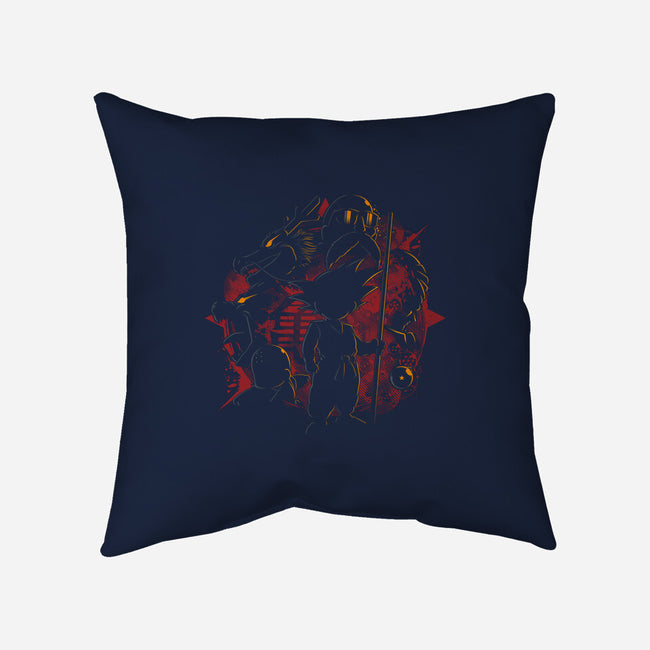 Little Saiyan-none removable cover w insert throw pillow-StudioM6