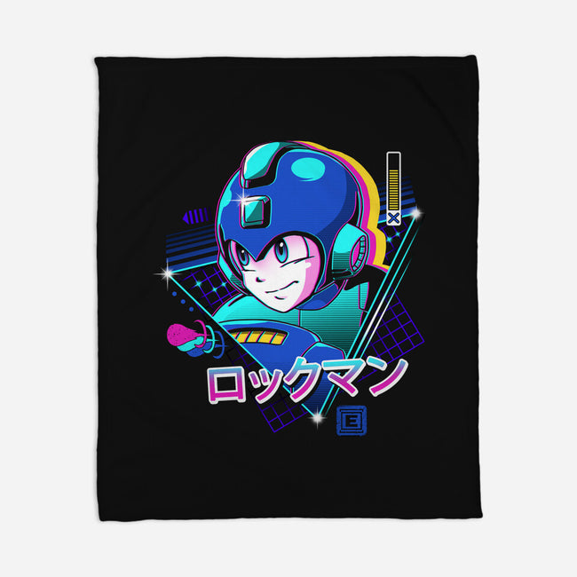 LoFi Blue Bomber-none fleece blanket-vp021