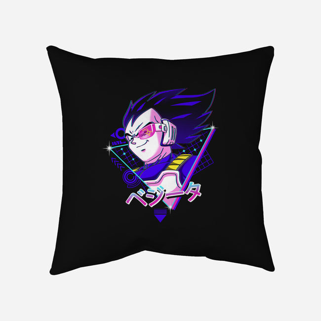 LoFi Saiyan Prince-none removable cover w insert throw pillow-vp021