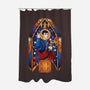 Logical Saint-none polyester shower curtain-SXStudios