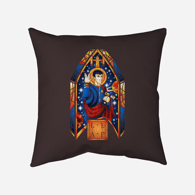 Logical Saint-none removable cover w insert throw pillow-SXStudios