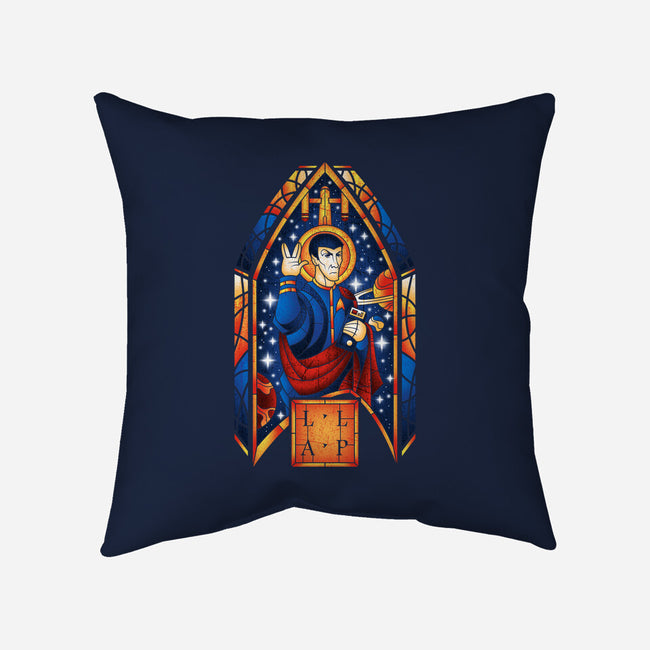 Logical Saint-none removable cover w insert throw pillow-SXStudios